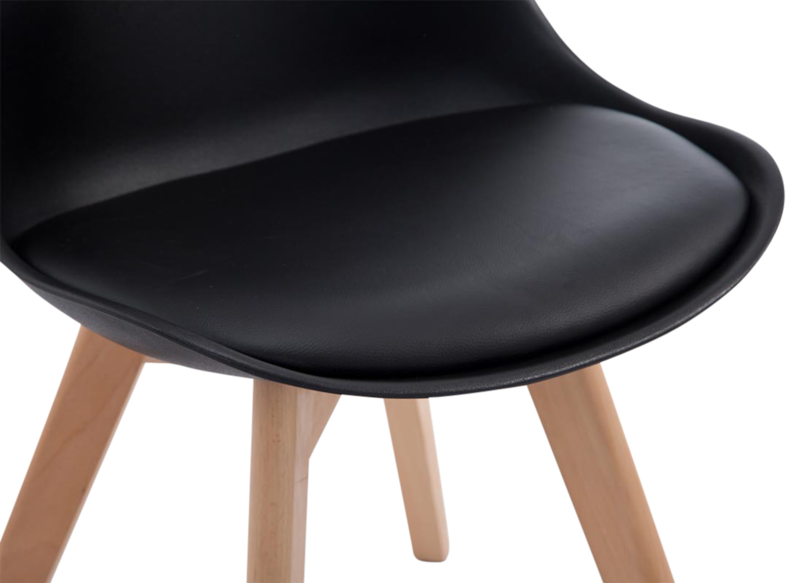 4er Set Besucherstühle Borneo Kunstleder