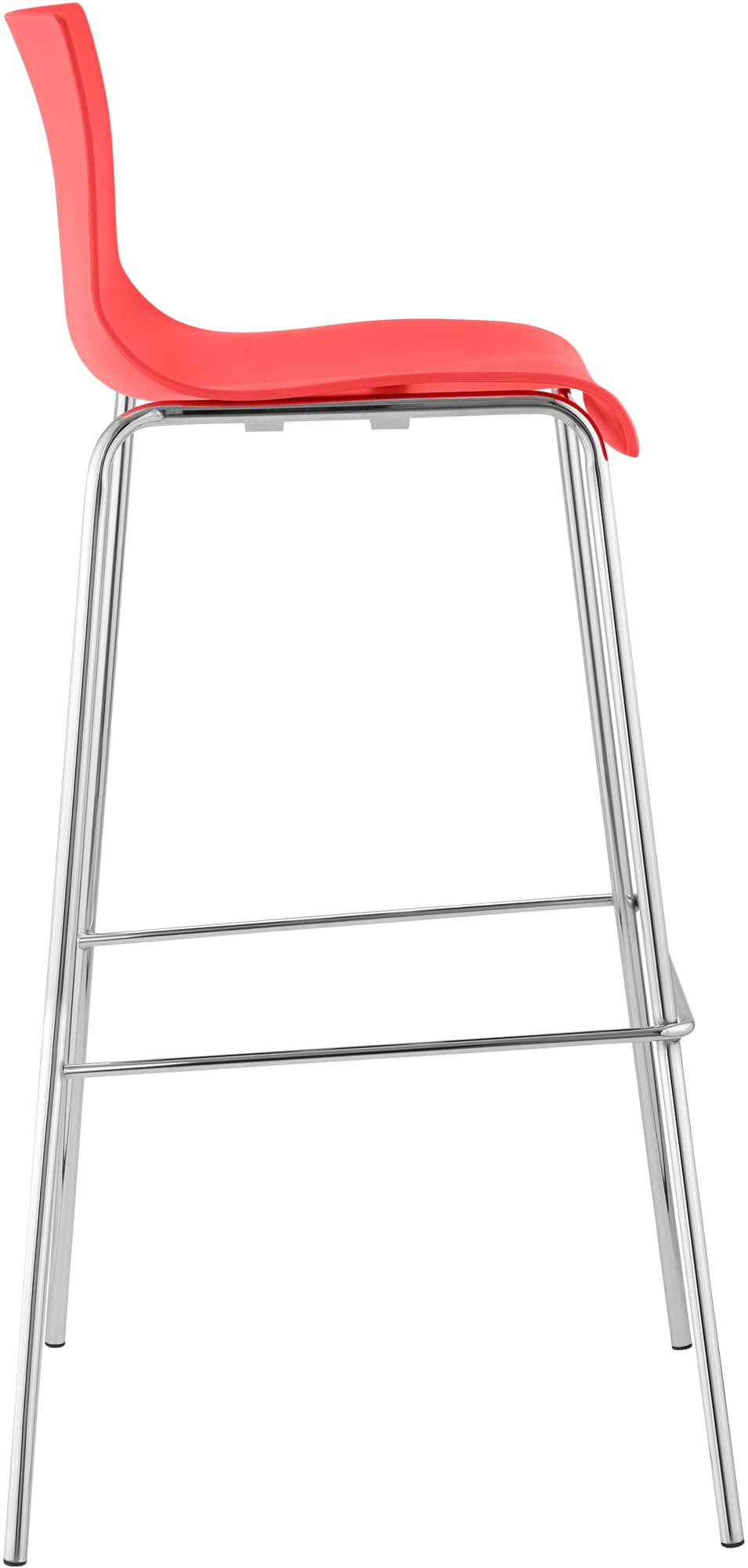 2er Set Barhocker Hover Kunststoff 4-Fuß Gestell