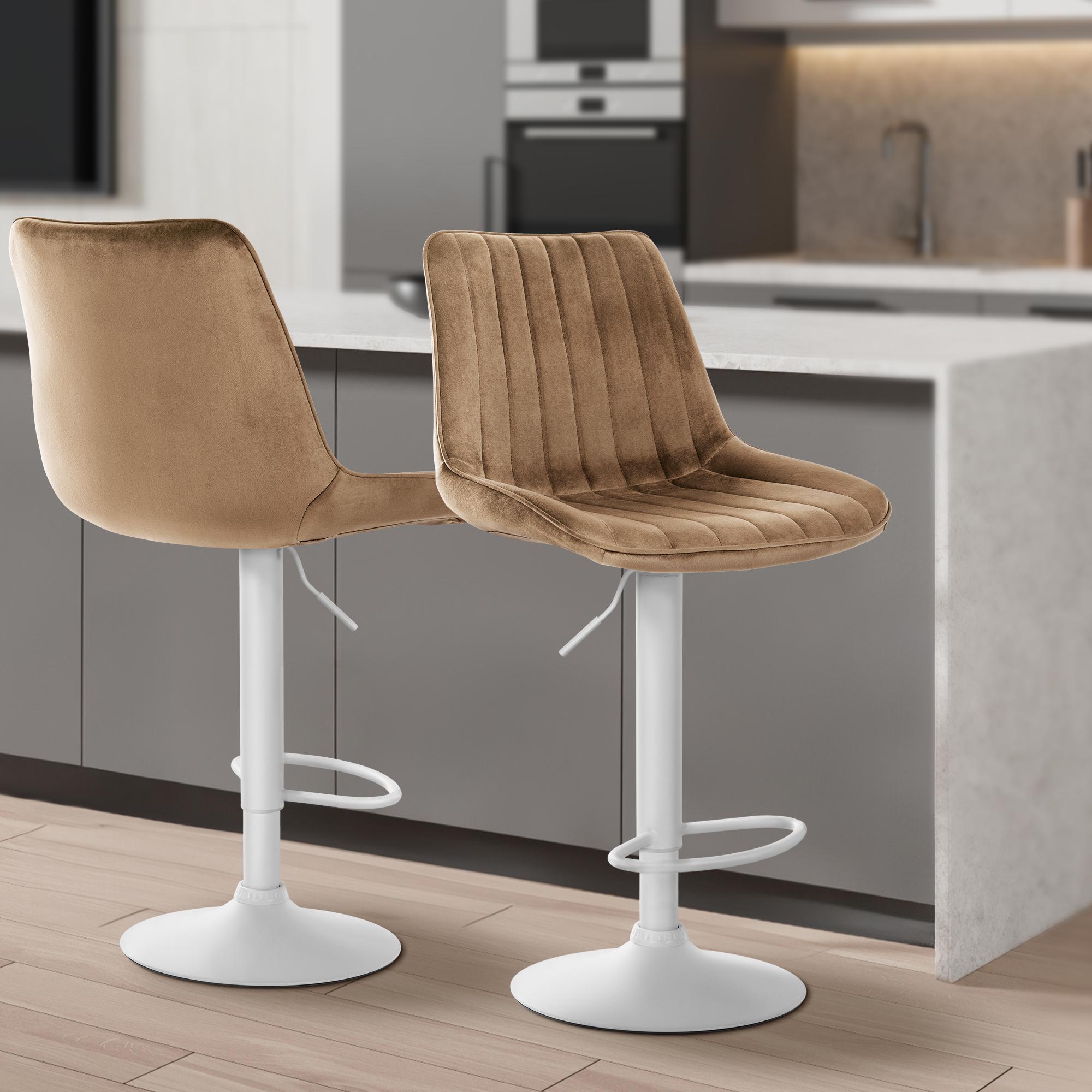 2er Set Barhocker Toni Samt
