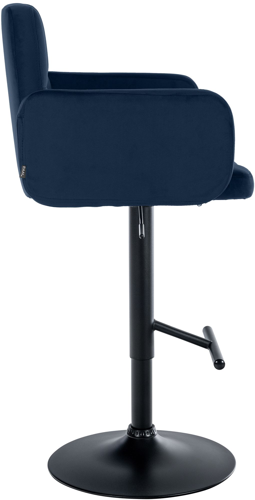 2er Set Barhocker Los Angeles Samt