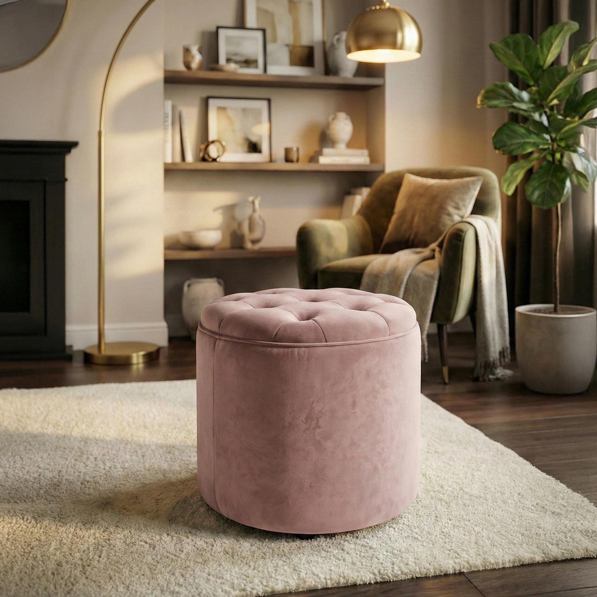Sitzhocker Pantin Samt