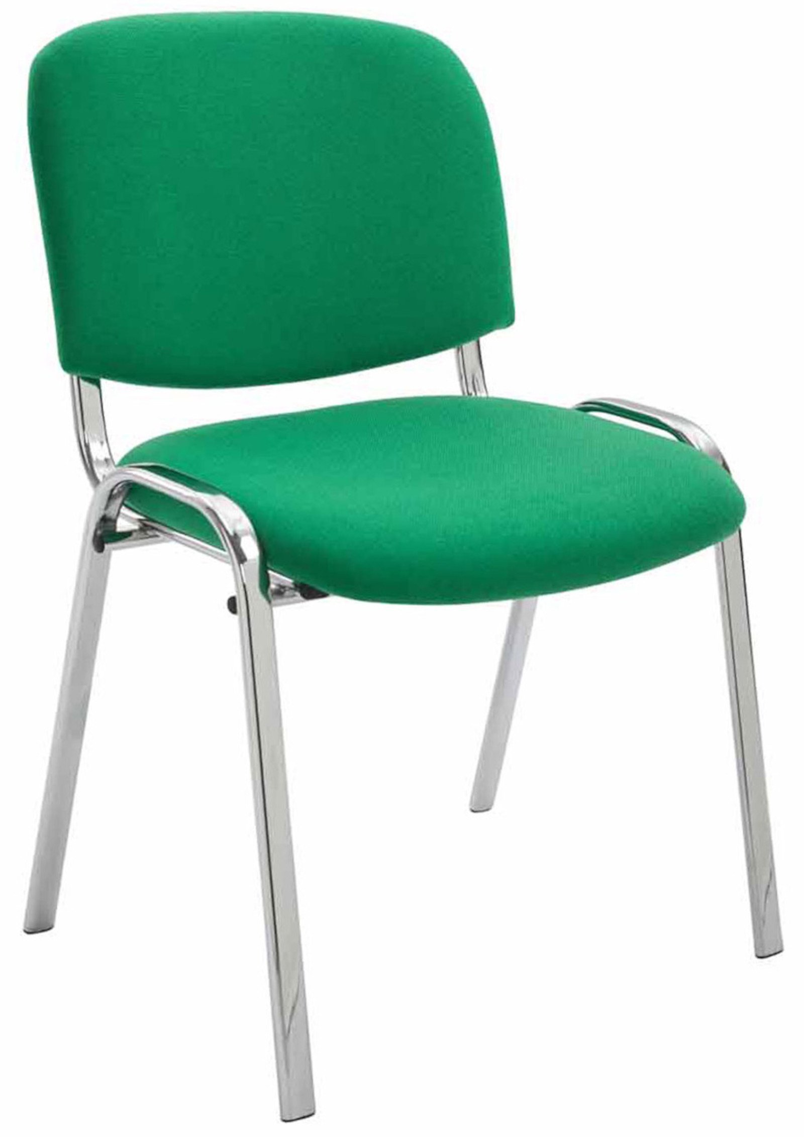 4er Set Stühle Ken Chrom Stoff