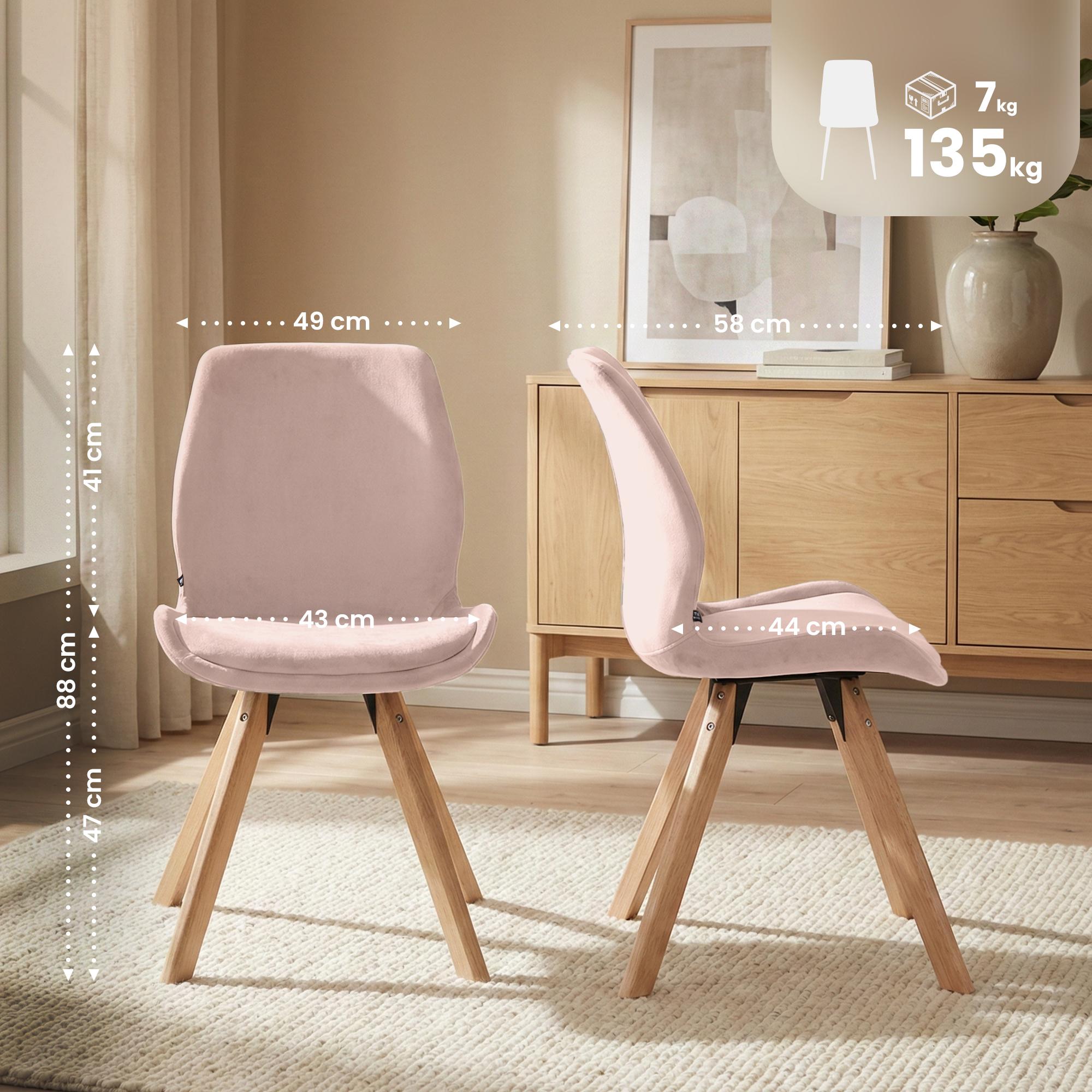 4er Set Stuhl Luna