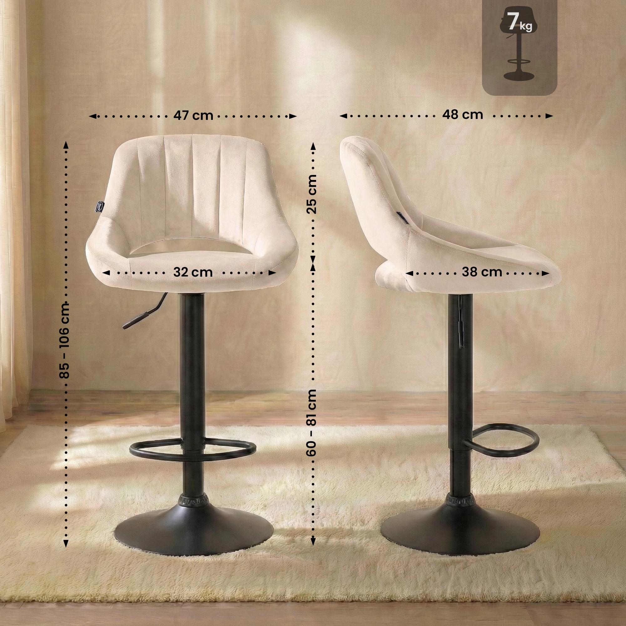 Barhocker Milet Samt