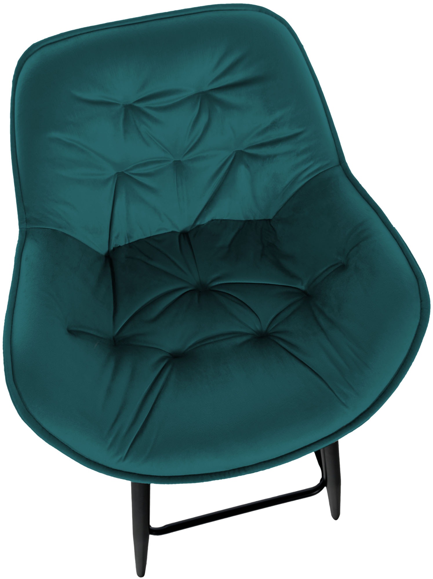 2er Set Barhocker Gibson Samt Sitzhöhe 76 cm