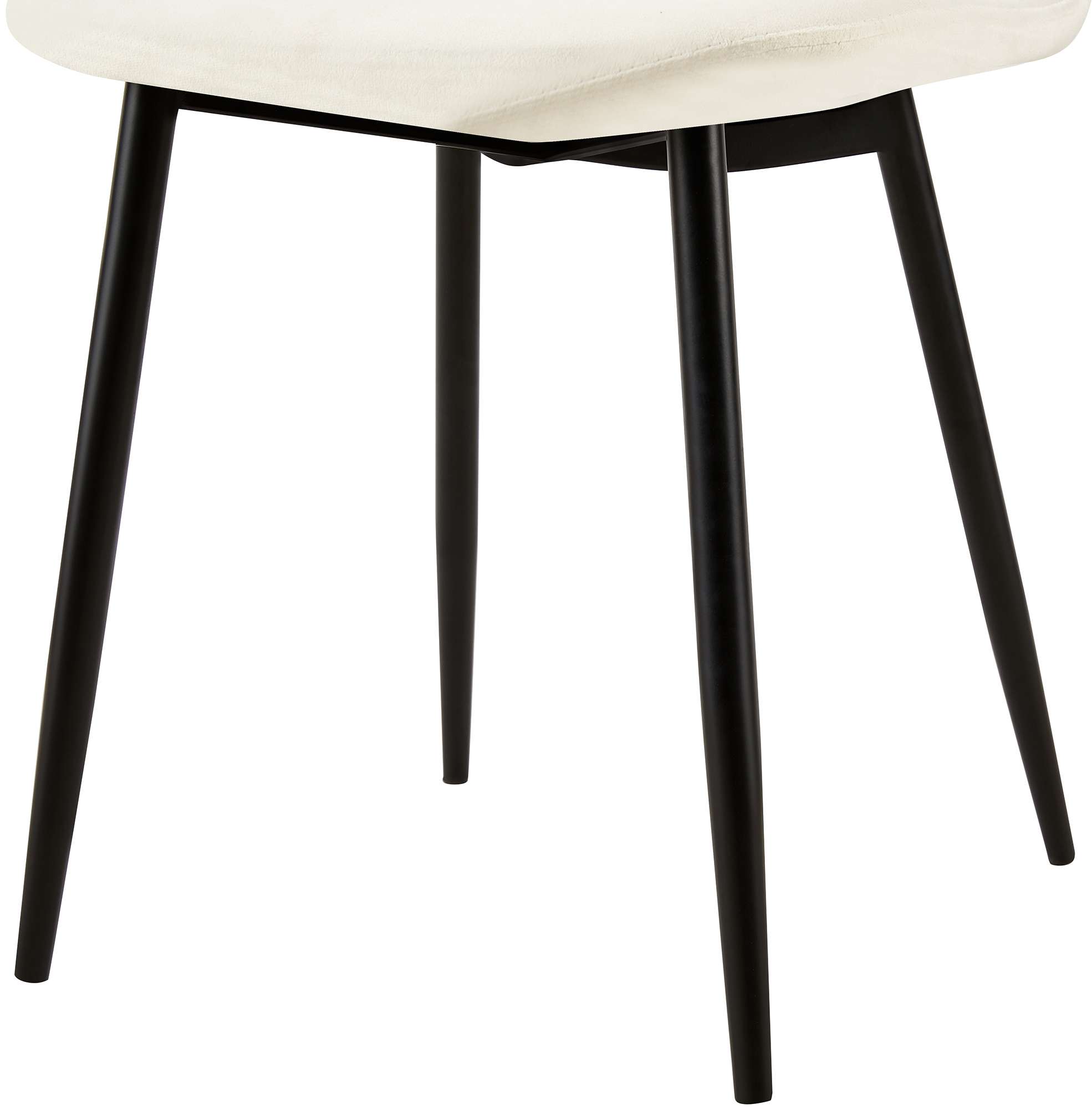 Stuhl Giverny cremeweiß Samt