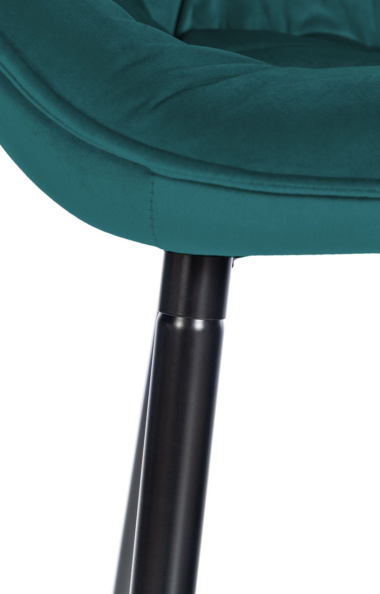 Barhocker Gibson Samt Sitzhöhe 76 cm dunkelgrün