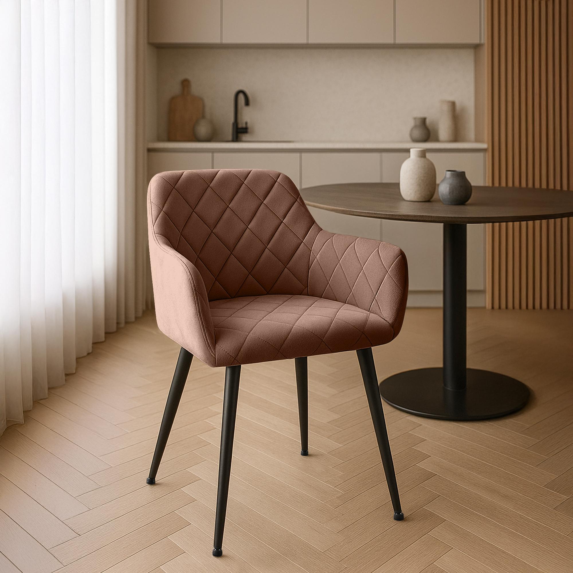 2er Set Esszimmerstühle Monett Samt