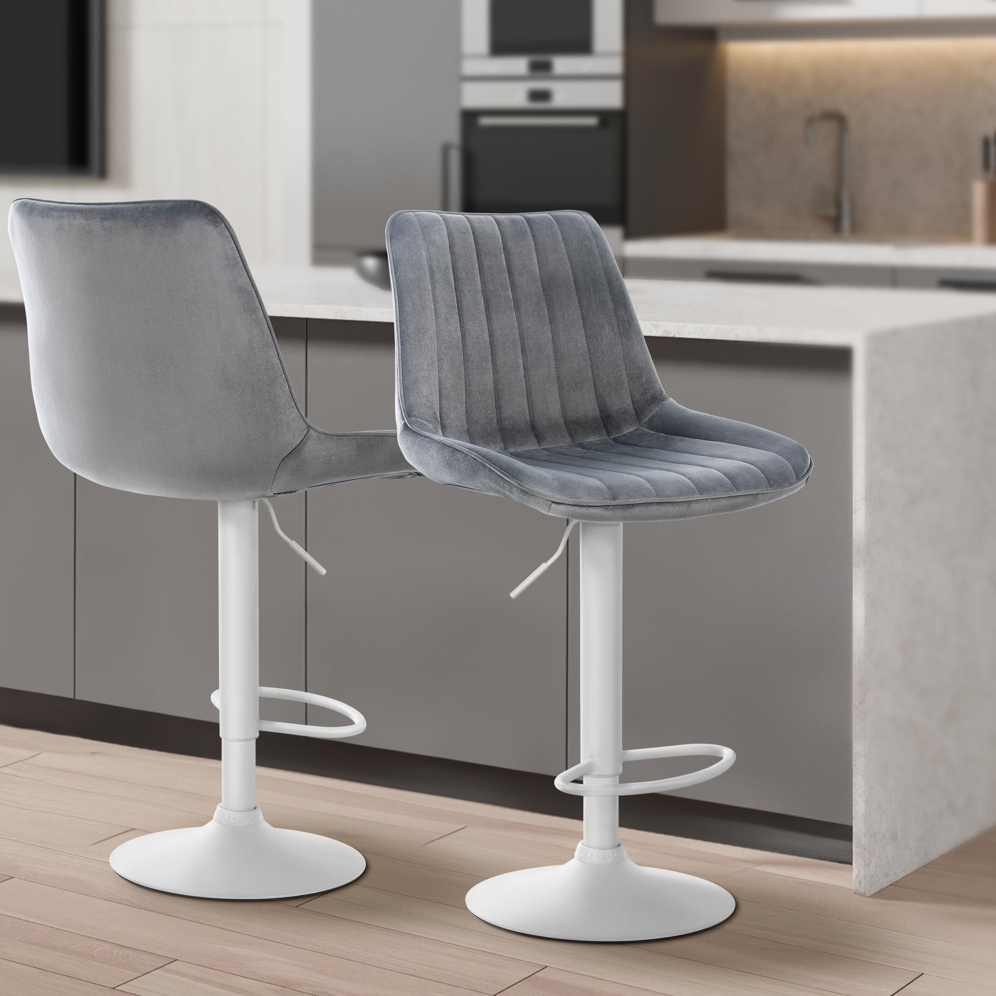 2er Set Barhocker Toni Samt