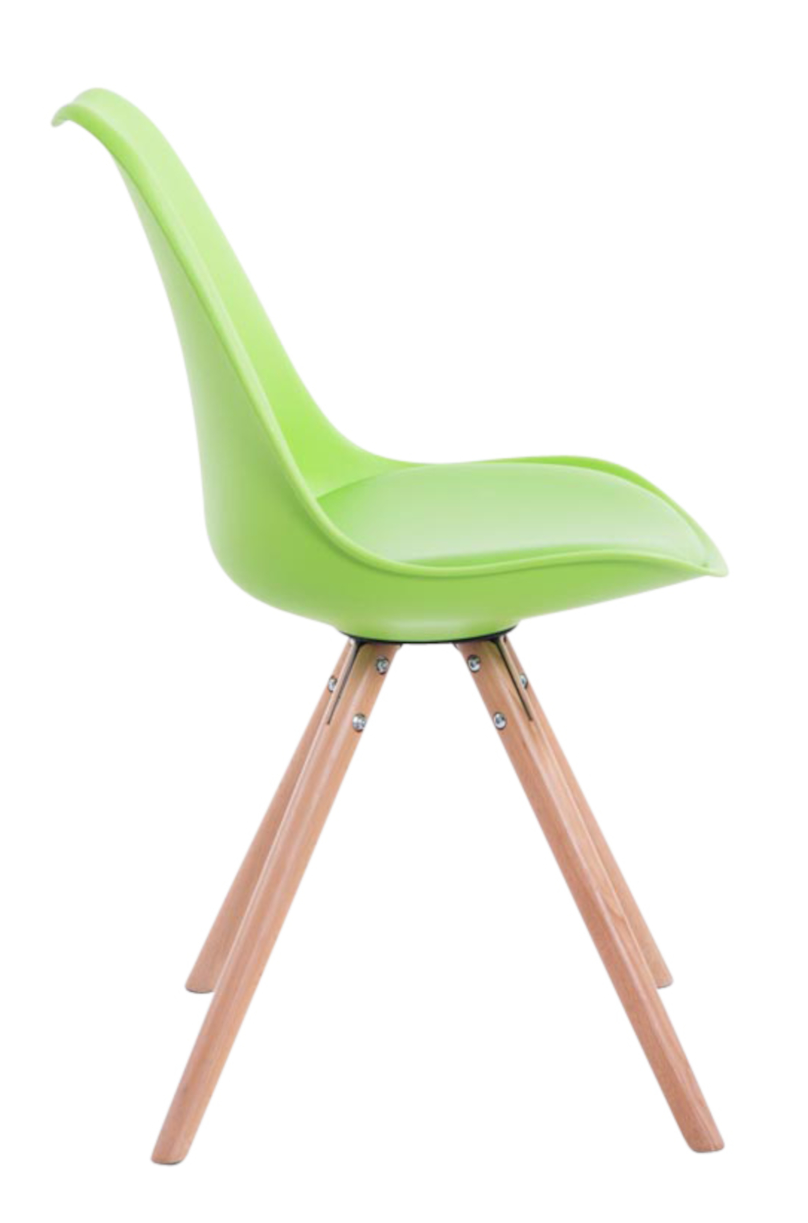 4er Set Stühle Toulouse Kunstleder Rund