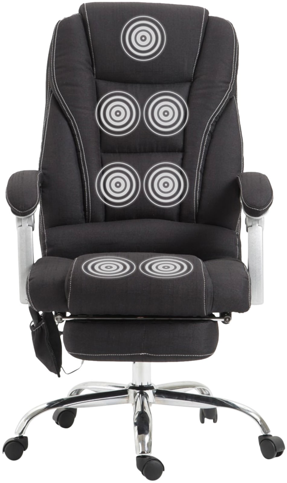 Bürostuhl Pacific Stoff mit Massagefunktion