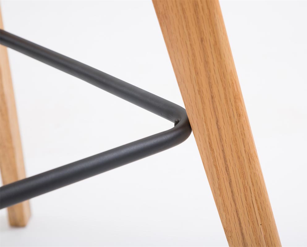 2er Set Barhocker Metz Kunststoff, mit Lehne