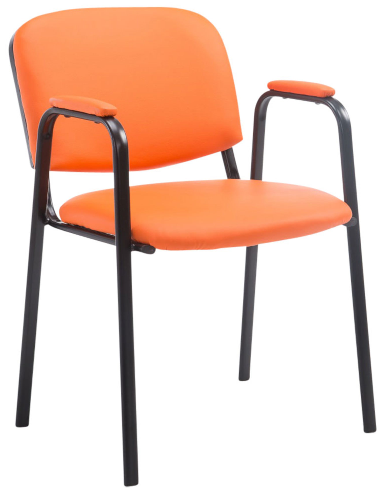 4er Set Stapelstühle Ken Pro Kunstleder