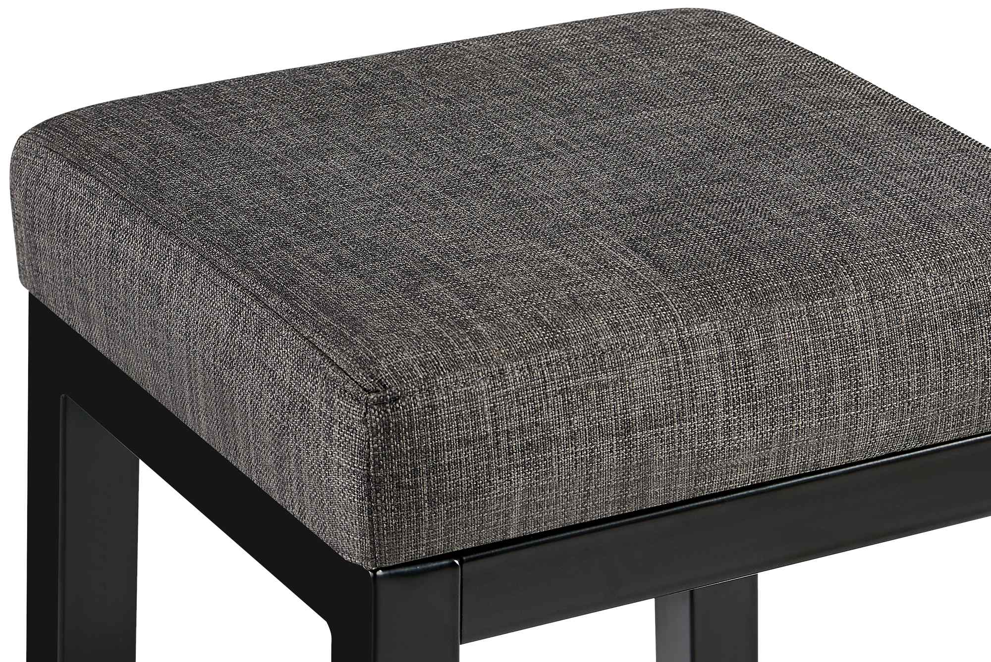 Barhocker Taylor Sitzhöhe 83 cm Metallgestell schwarz