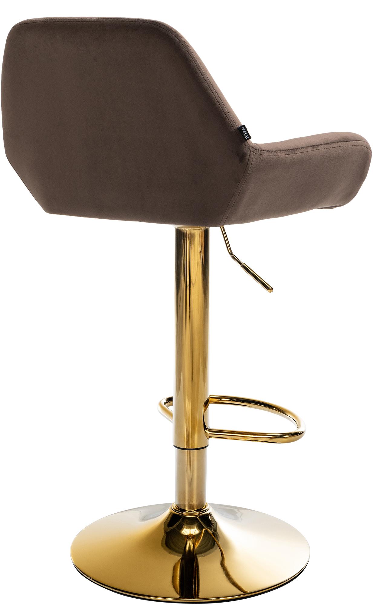 Barhocker Braga Gold Samt