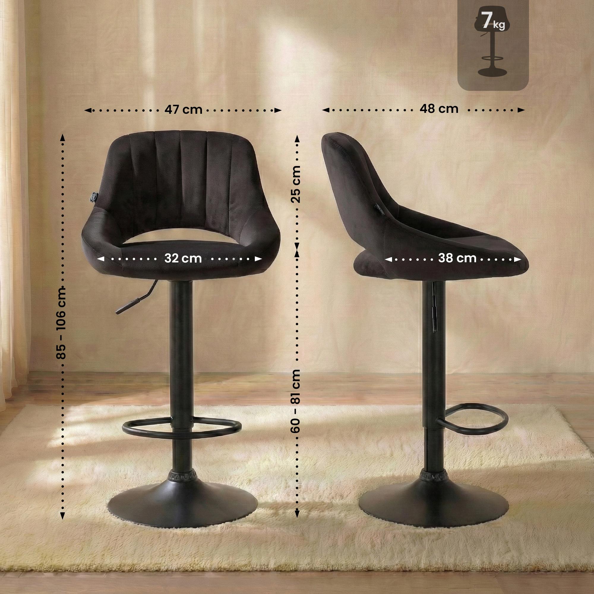 Barhocker Milet Samt