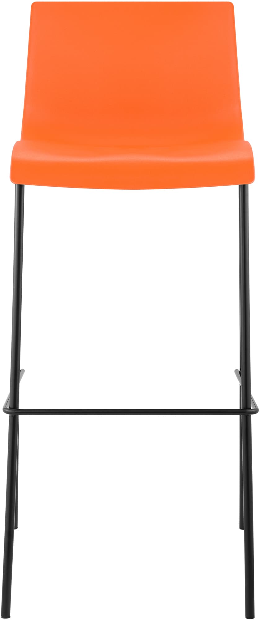 2er Set Barhocker Hover Kunststoff 4-Fuß Gestell