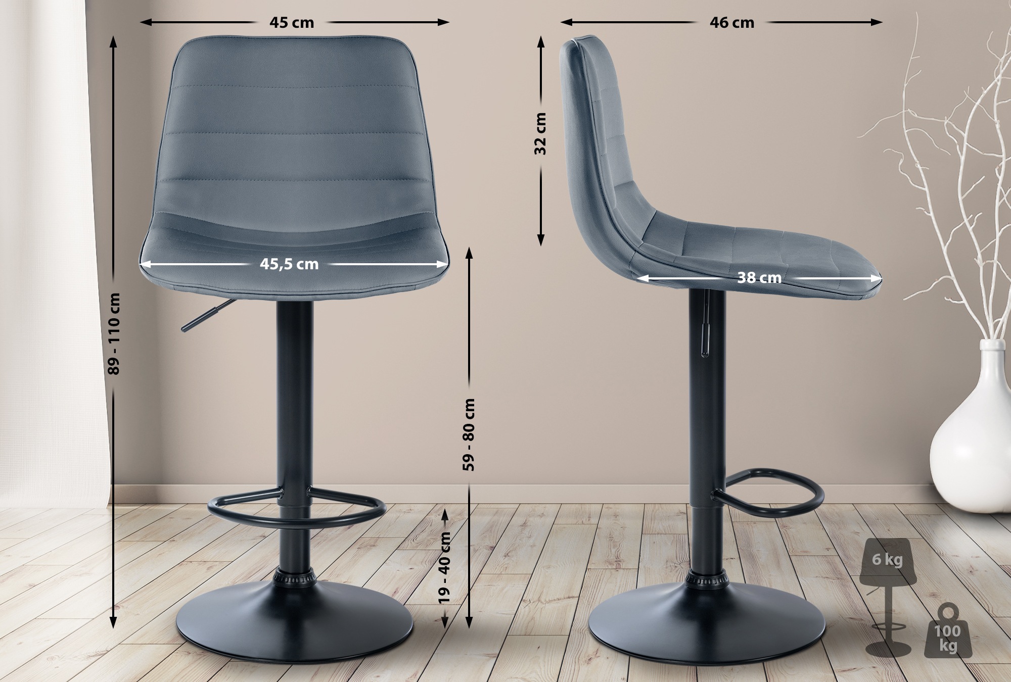 Barhocker Lex Kunstleder