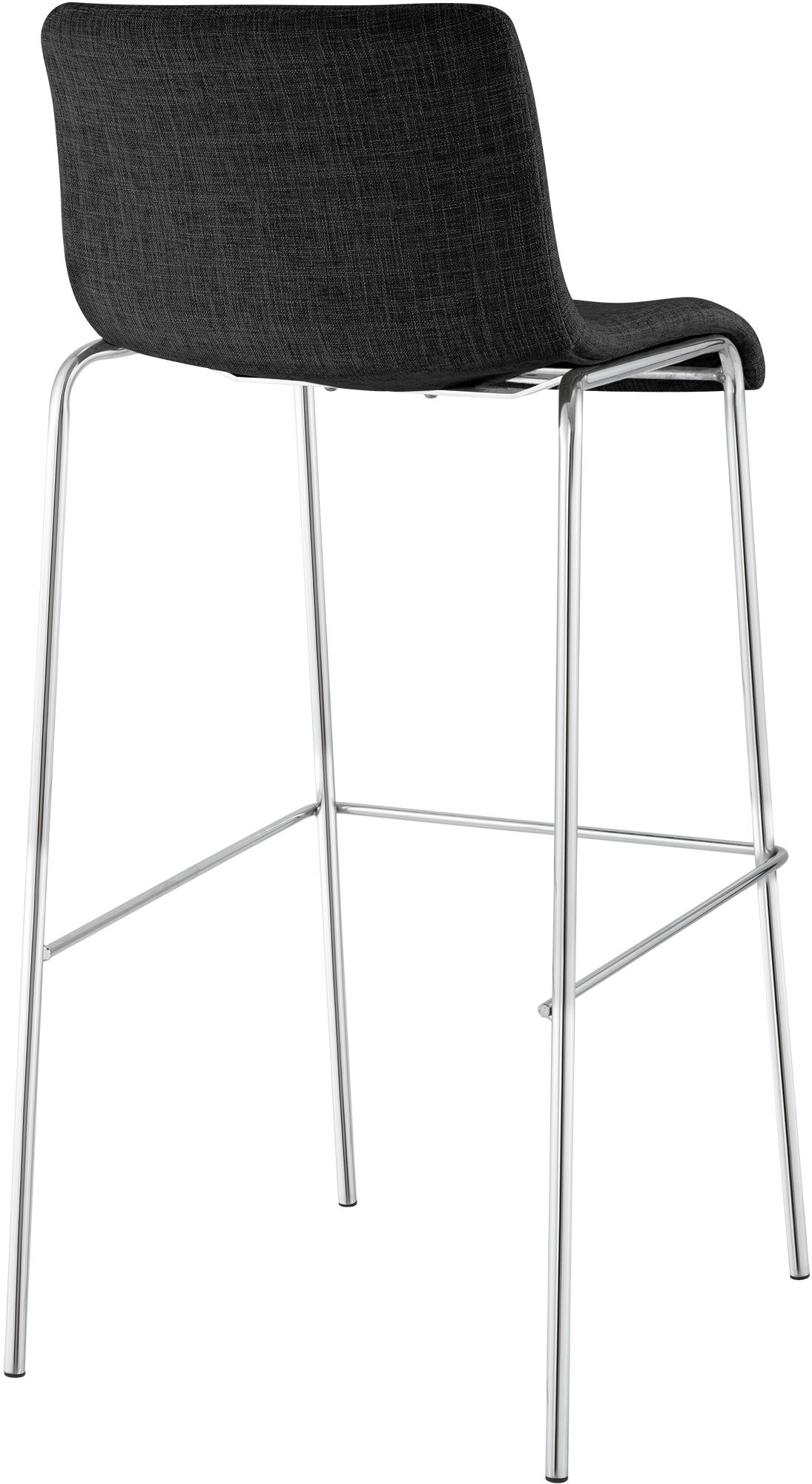 2er Set Barhocker Hover Stoff Vierfußgestell