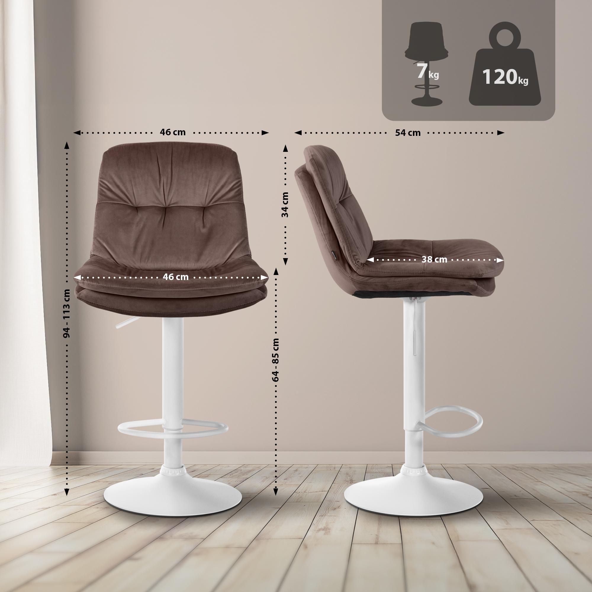 Barhocker Laurel Samt