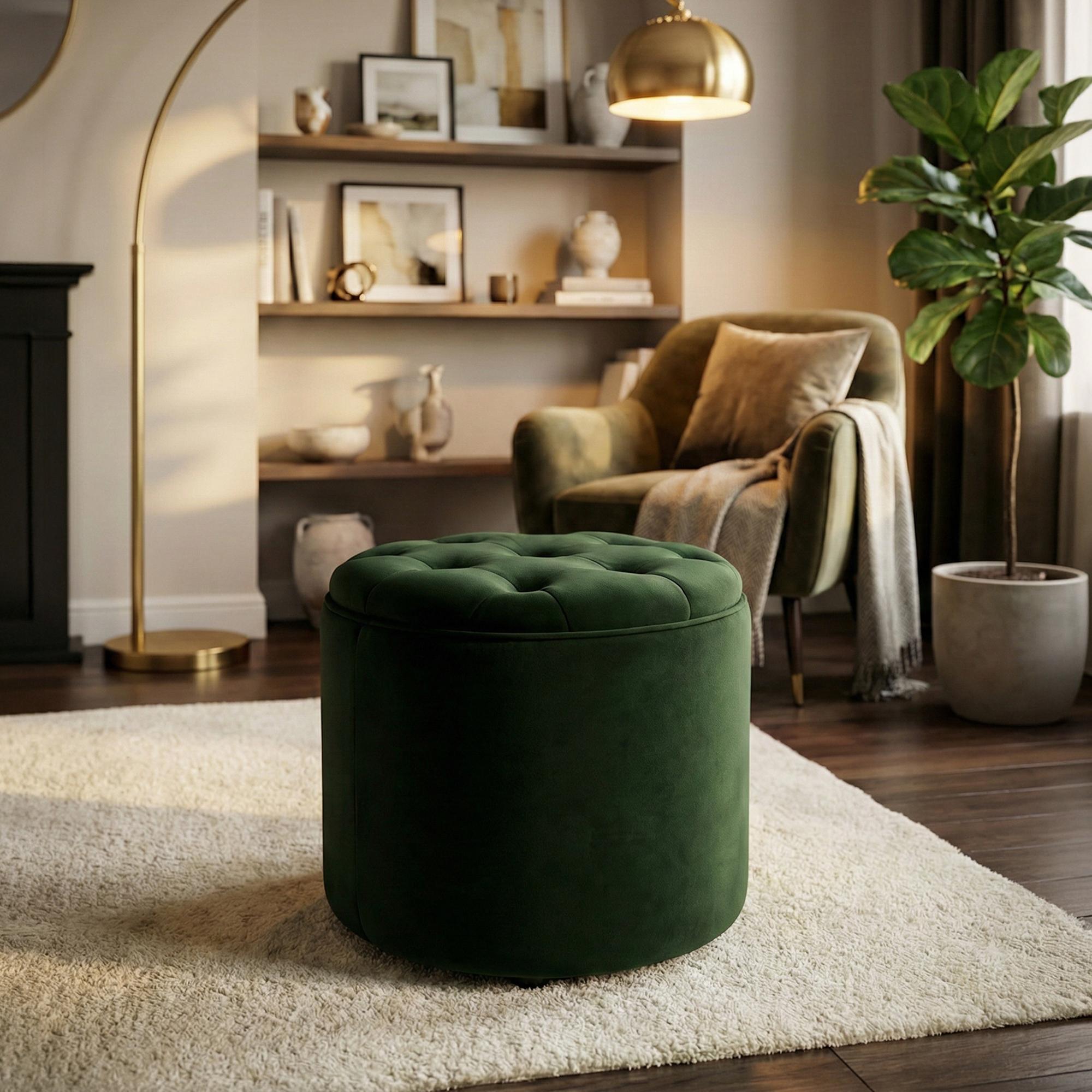 Sitzhocker Pantin Samt