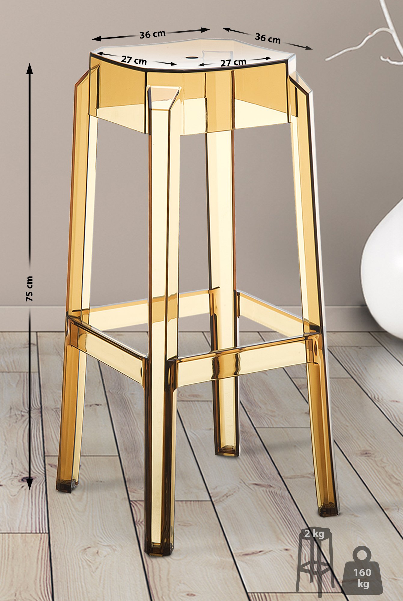 2er Set Barhocker Fox