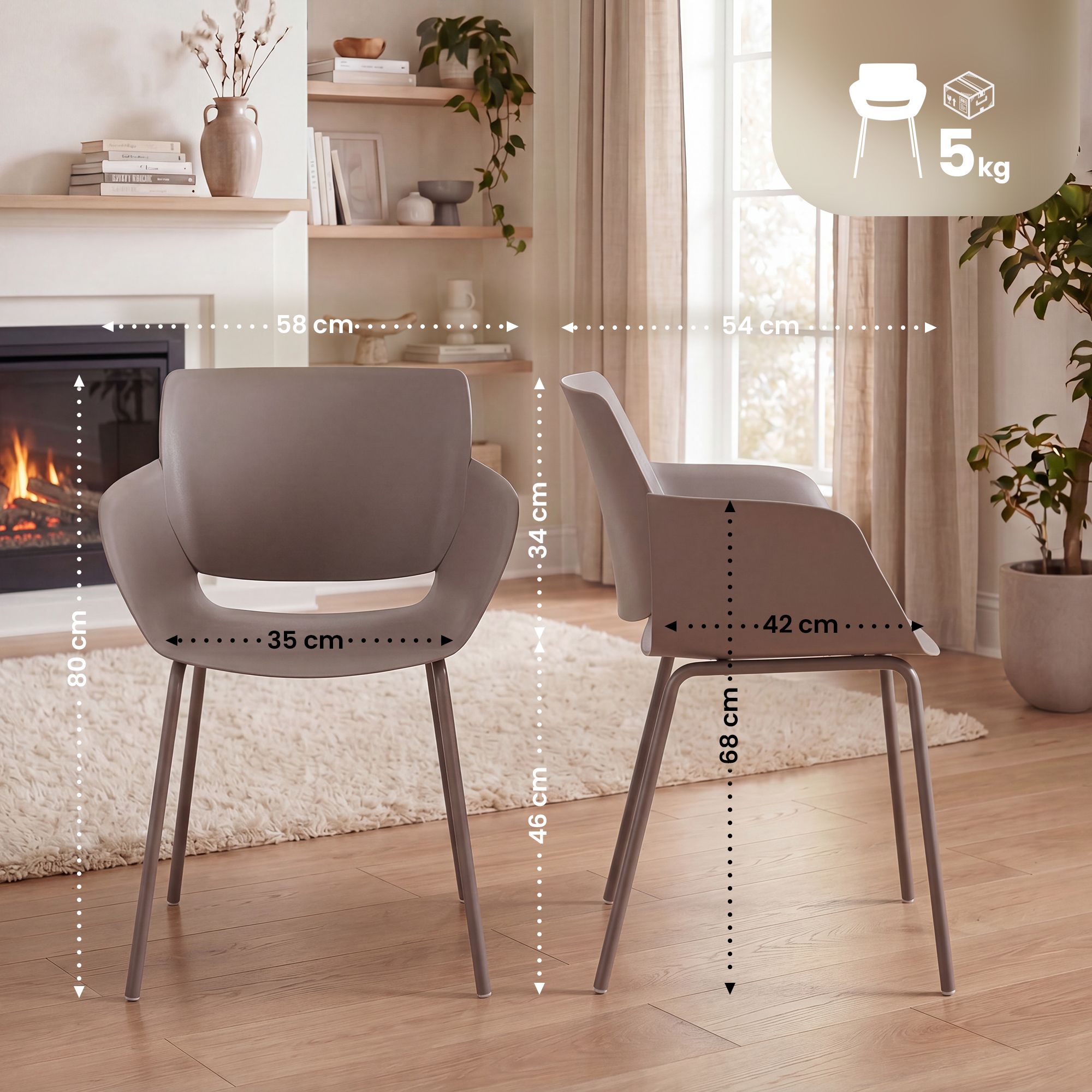 2er Set Gartenstuhl Alpena