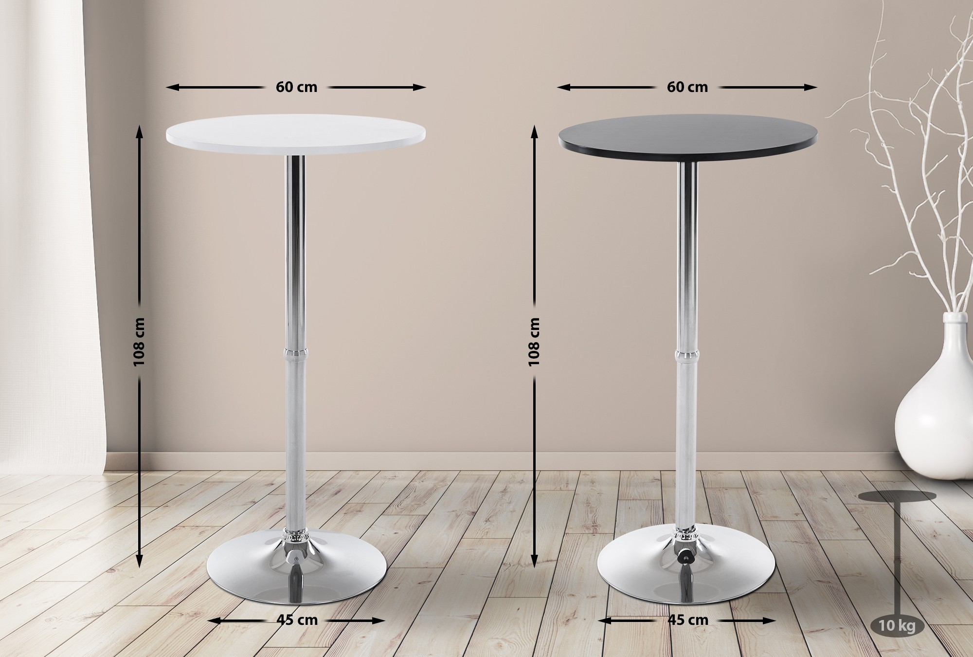Stehtisch Rund Ø 60 cm