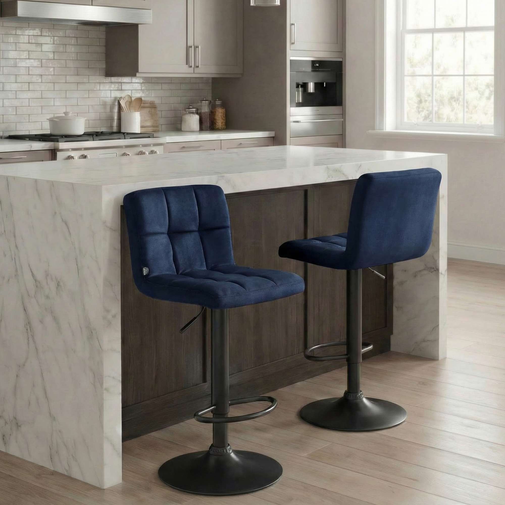 2er Set Barhocker Peru Samt
