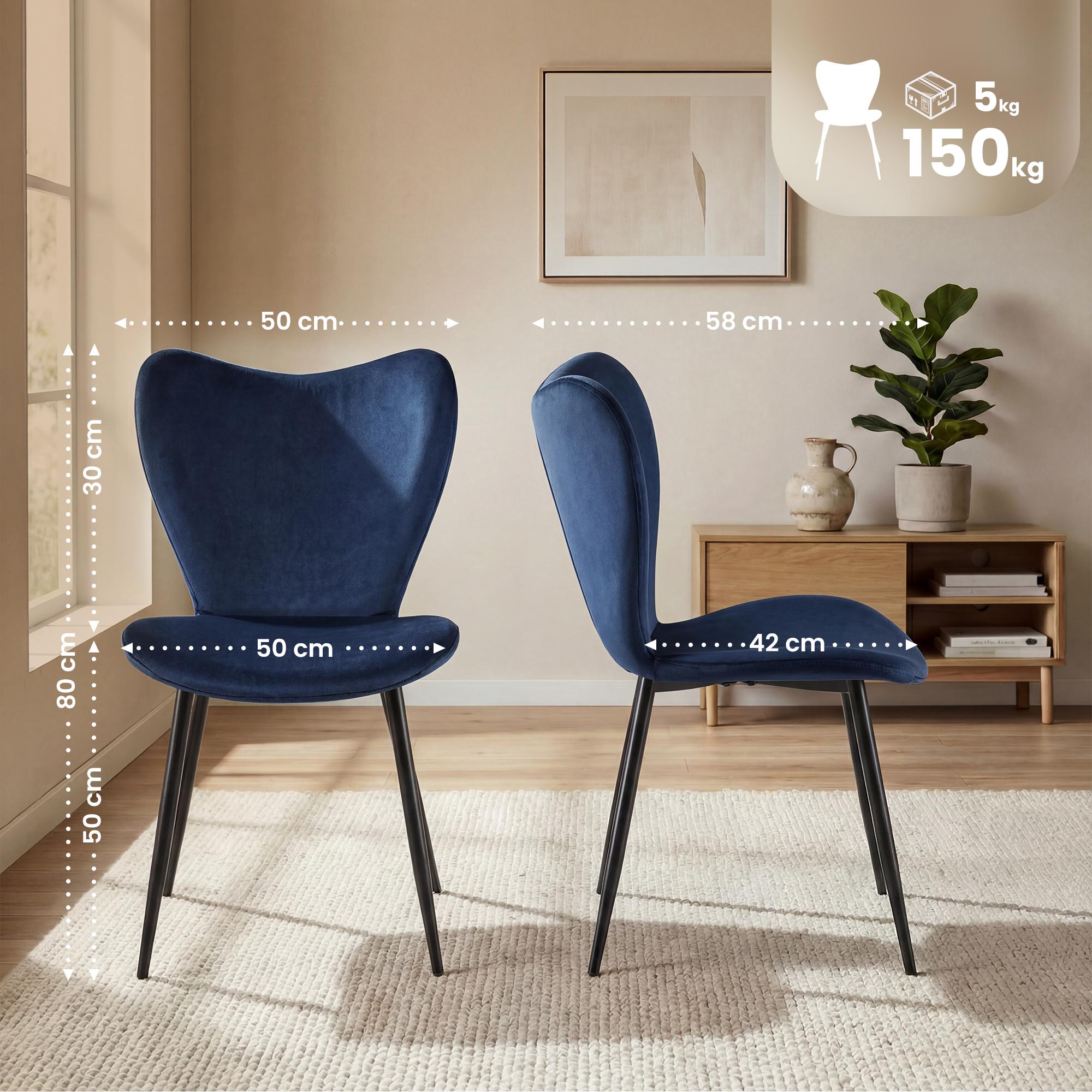 2er Set Esszimmerstühle Maika
