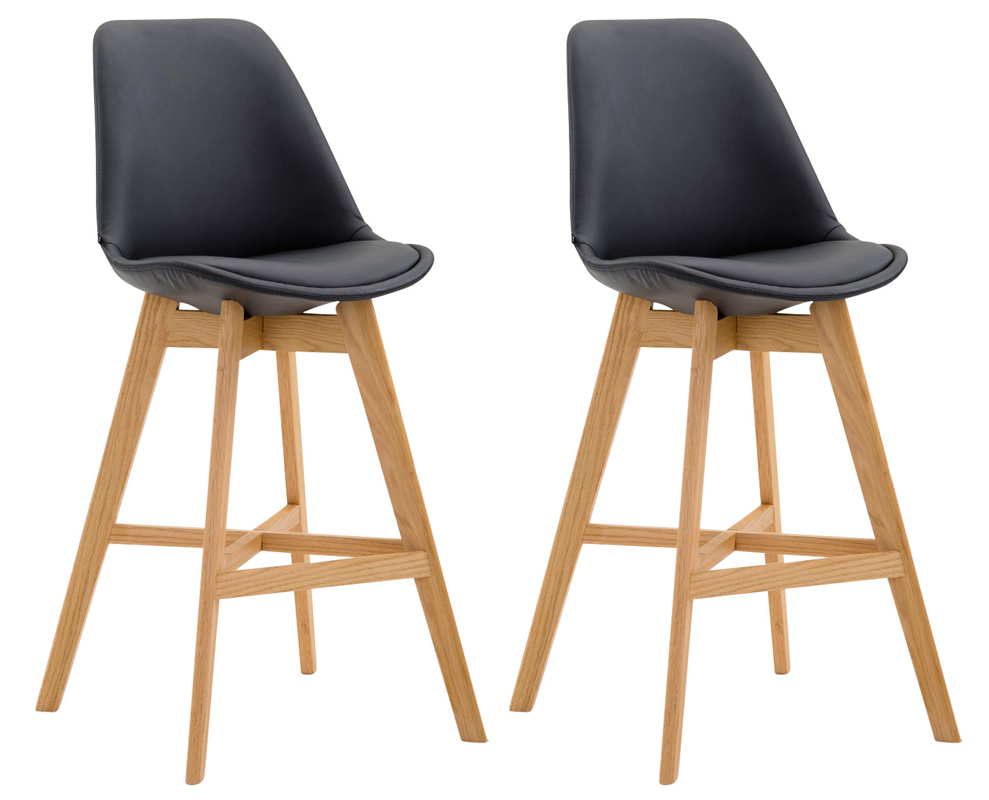 2er Set Barhocker Cannes Kunstleder
