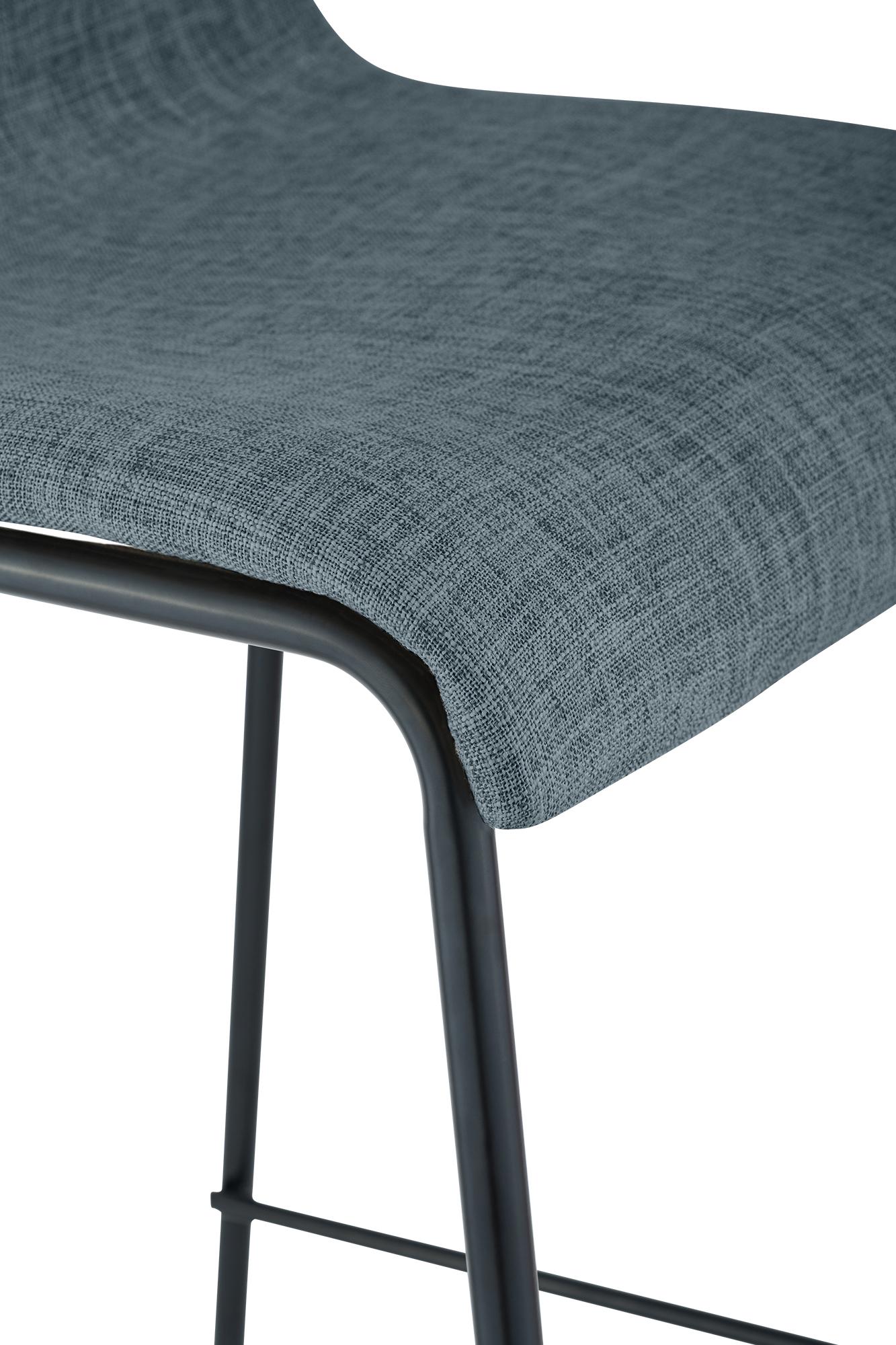 Barhocker Hover Stoff Vierfußgestell