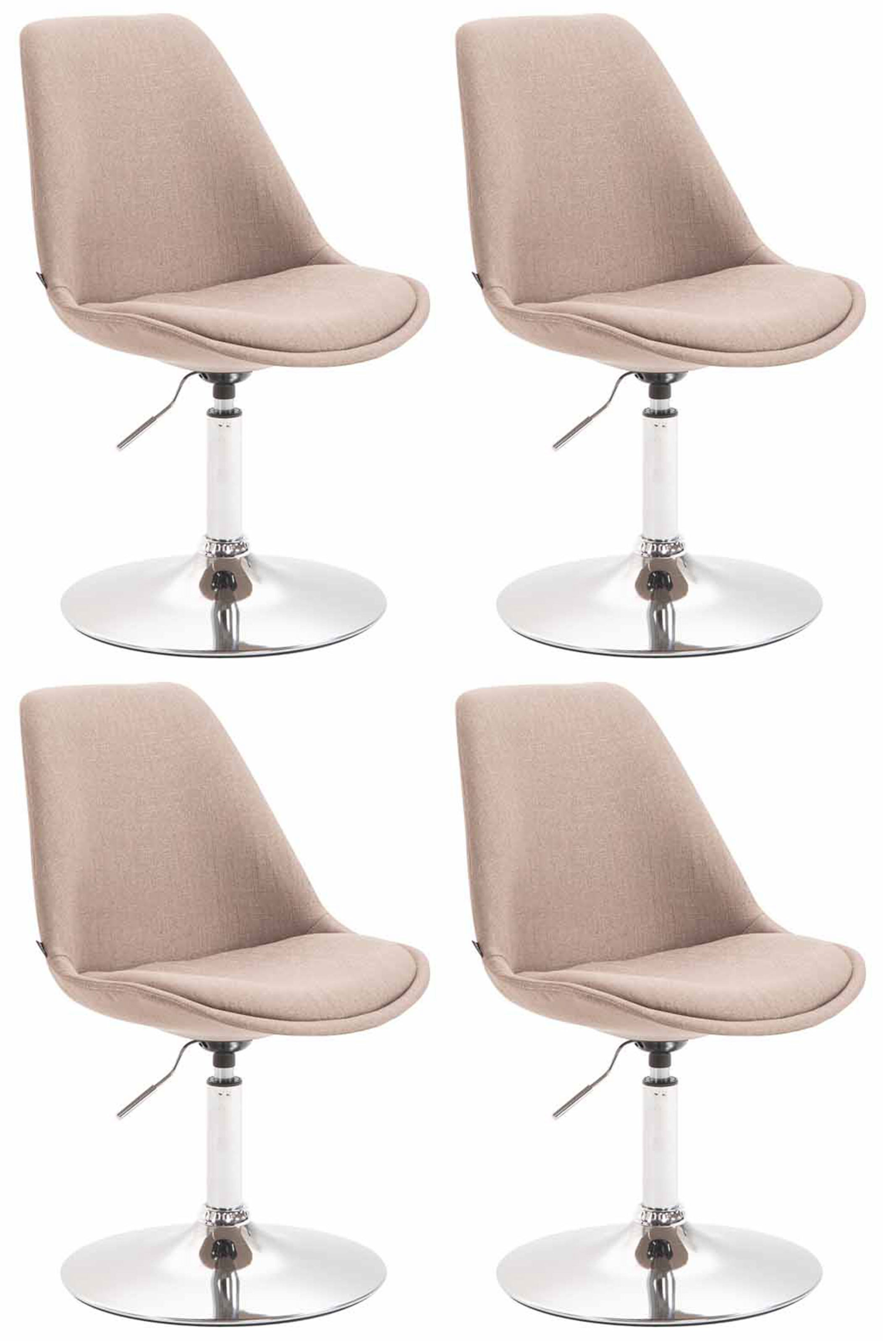 4er Set Esszimmerstühle Maverick Stoff